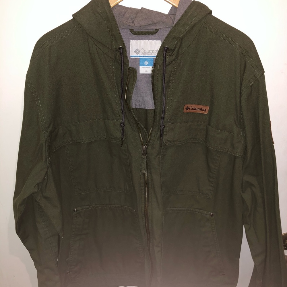 Olive green Columbia jacket